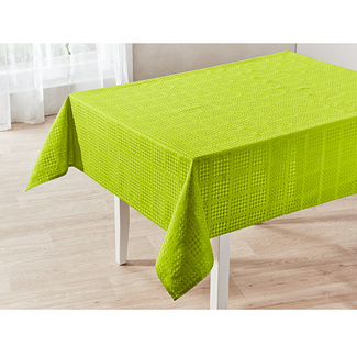 Tischdecke gelbgrün, 140 x 180 cm Tischdecke gelbgrün, 140 x 180 cm