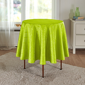 Tischdecke gelbgrün, Ø 160 cm Tischdecke gelbgrün, Ø 160 cm