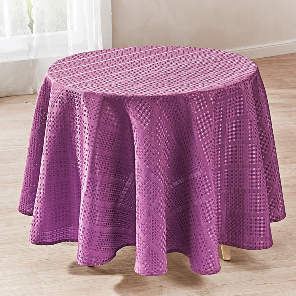 Pagen Tischdecke lila, Ø 140 cm