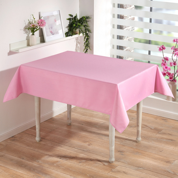 Tischdecke mit Fleckschutz pink 137x170cm Schäfer