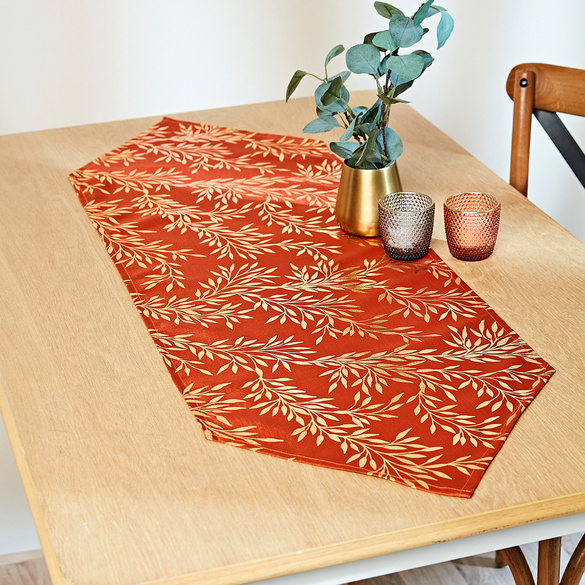 Tischläufer "Blätterranken" 40 x 120 cm