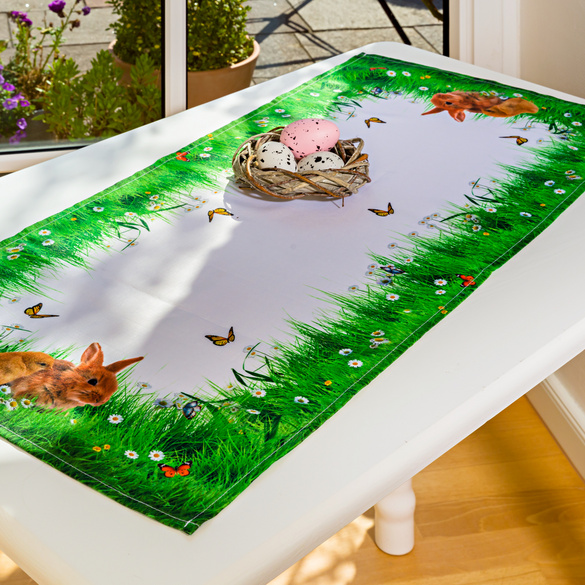 Tischläufer "Hasen", 40x90cm