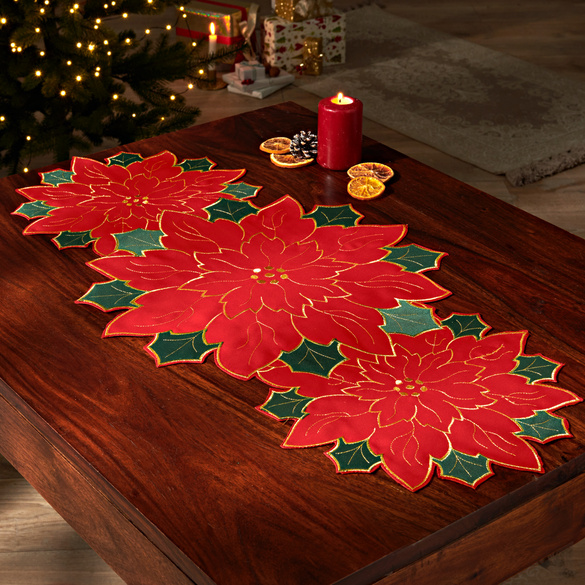 Tischläufer "Weihnachtsstern" Eldo
