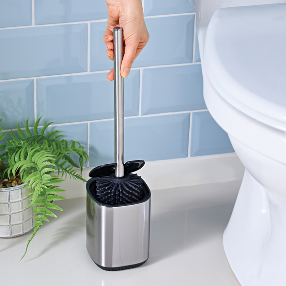 Toilettenbürste mit Silikonborsten