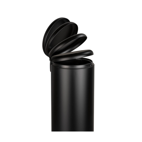 Treteimer Leman Easy Close 30 L Schwarz