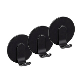 Turbo-Loc® Wandhaken „Bivio“, 3er Set, schwarz matt WENKO Turbo-Loc® Wandhaken „Bivio“, 3er Set, schwarz matt WENKO