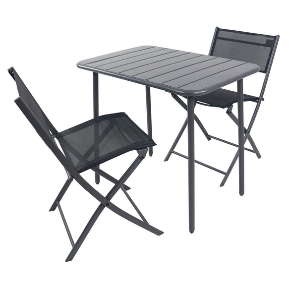 Tlg. Gartenset "Sumila" 80 x 55 Schwarz