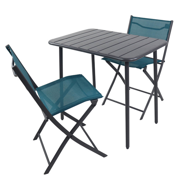 Tlg. Gartenset "Sumila" 80 x 55 Türkis