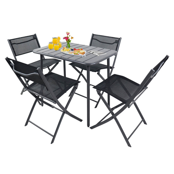 Tlg. Gartenset "Sumila" 80 x 55 Schwarz
