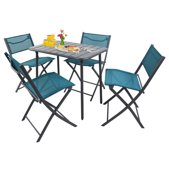 Tlg. Gartenset "Sumila" 80 x 55 Türkis