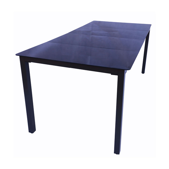 Gartentisch aus Alu 190x90 Schwarz