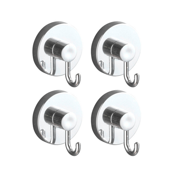 Vacuum-Loc® Haken, 4er Set, verchromt
