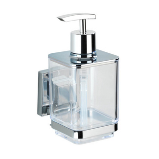 Vacuum-Loc® Seifenspender „Quadro“, Edelstahl WENKO Vacuum-Loc® Seifenspender „Quadro“, Edelstahl WENKO