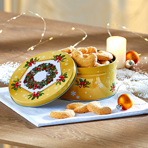 Vanillekipferln in Weihnachtsdose | 3PAGEN