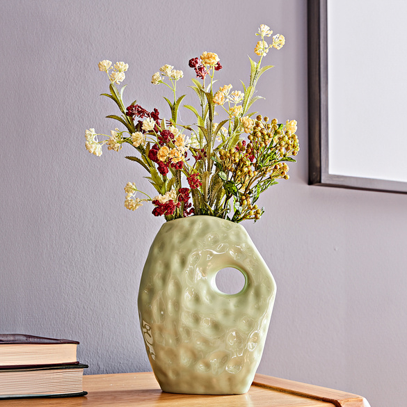 Vase im Designer-Stil hellgrün