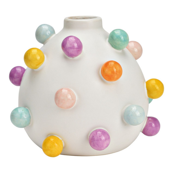 Wurm Vase mit Kugeln aus Keramik