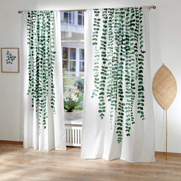 Vorhang Eukalyptus 140 x 230 cm