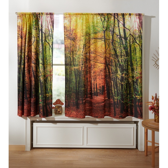 Vorhang "Herbstwald" Casa Bonita, 140 x 140 cm