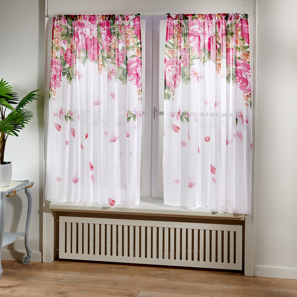 Vorhang "Rosen" 140 x 140 cm Eldo