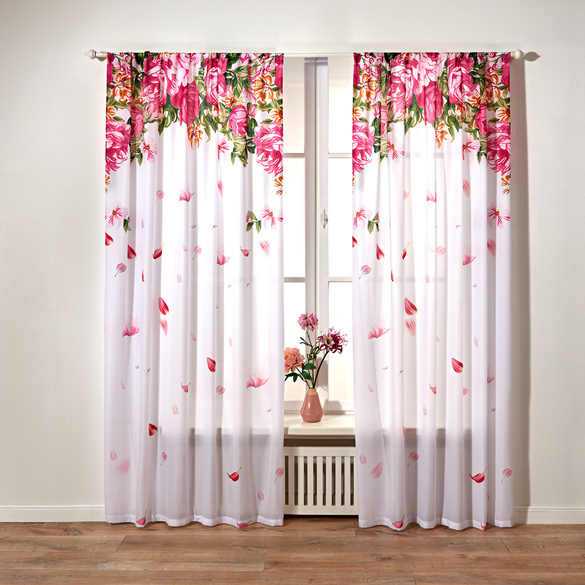 Vorhang "Rosen" 230 x 140 cm Eldo