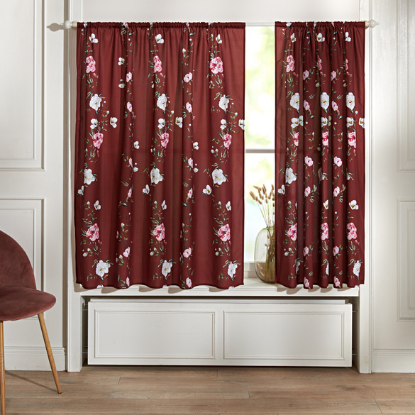 Vorhang Vlavia burgund 140x140 cm