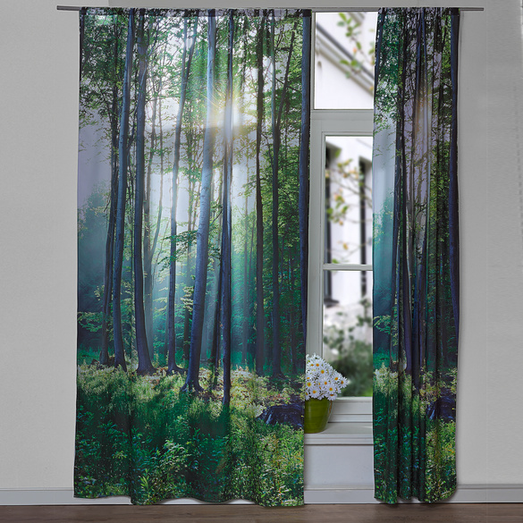 Vorhang "Wald", 140 x 230 cm