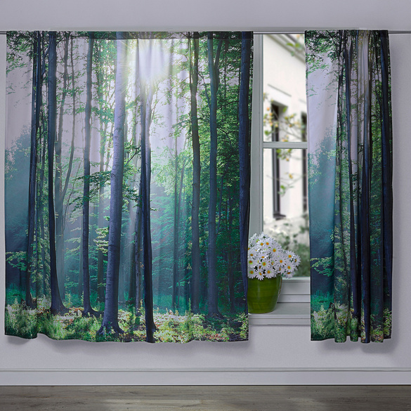 Vorhang "Wald", 140x140 cm