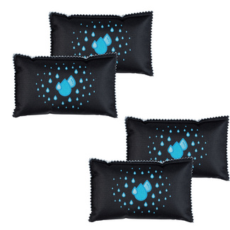 WENKO Auto-Entfeuchter mit Indikator, 400g, 4er Set, Auto Entfeuchterkissen, 400g WENKO Auto-Entfeuchter mit Indikator, 400g, 4er Set, Auto Entfeuchterkissen, 400g