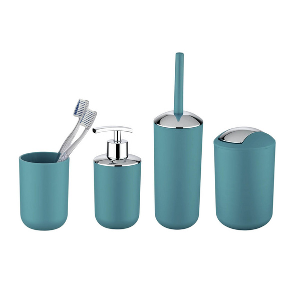 Bad-Accessoire Set "Brasil" Petrol, 4-tlg. bruchsicher