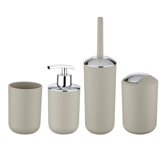 Bad-Accessoire Set "Brasil" Taupe, 4-tlg.bruchsicher