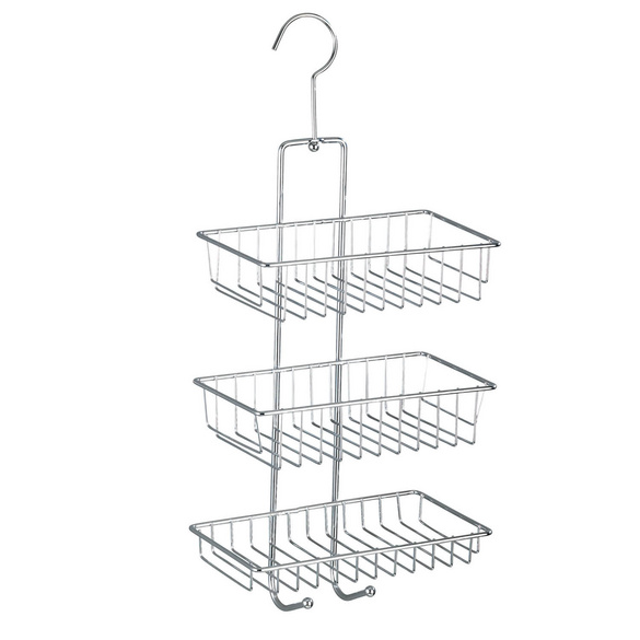 Exclusiv Duschcaddy Mod. Nivala 3 Ablagen, Chrom