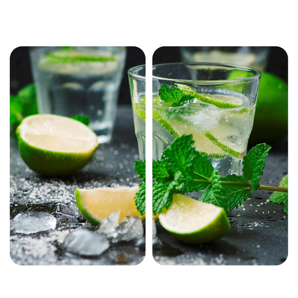 Herdabdeckplatte Universal Mojito 2er Set, für alle Herdarten
