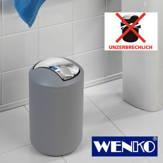 WENKO Kosmetikeimer Brasil Grau L, 6,5 Liter WENKO Kosmetikeimer Brasil Grau L, 6,5 Liter