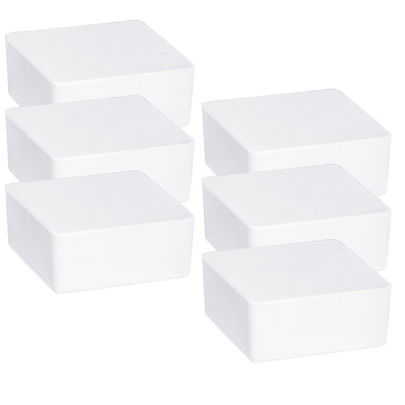 Raumentfeuchter Cube Nachfüller 1000 g mit Orangenduft, 6er Set, Luftentfeuchter Nachfüllpack