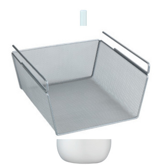 WENKO Regaleinhängekorb M, 28 x 15 x 27,5 cm WENKO Regaleinhängekorb M, 28 x 15 x 27,5 cm