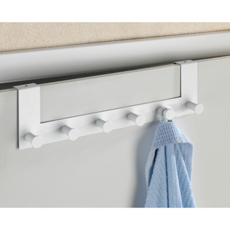 WENKO Türgarderobe Celano Weiß, 6 Haken, für Türfalzstärken bis 2 cm WENKO Türgarderobe Celano Weiß, 6 Haken, für Türfalzstärken bis 2 cm