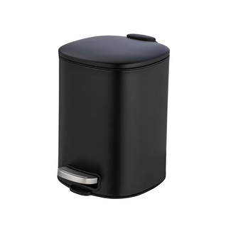 WENKO Treteimer Alassio, Schwarz 5 L, Easy-Close Absenkautomtik WENKO Treteimer Alassio, Schwarz 5 L, Easy-Close Absenkautomtik