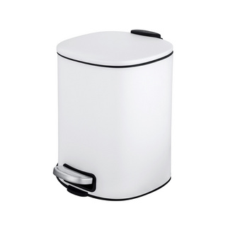 WENKO Treteimer Alassio, Weiß 5 L, Easy-Close Absenkautomtik WENKO Treteimer Alassio, Weiß 5 L, Easy-Close Absenkautomtik