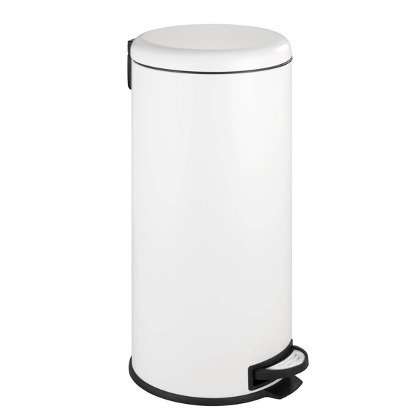 Treteimer Mod. Leman Easy Close Weiß 30 L, mit herausnehmbarem Einsatz