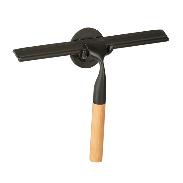 Turbo-Loc® Badezimmerwischer "Bambusa" aus Bambus und Edelstahl