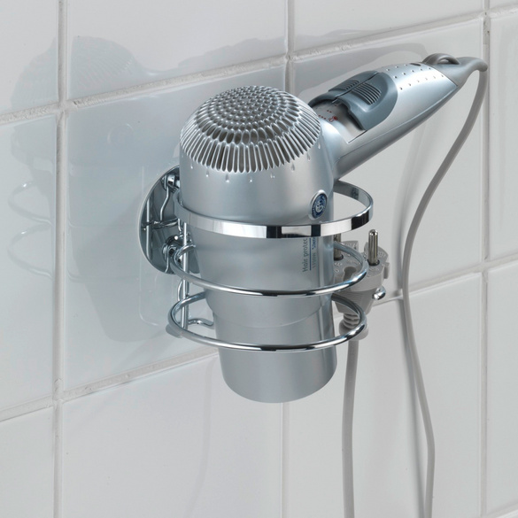 Turbo-Loc® Edelstahl Haartrocknerhalter, rostfrei, Befestigen ohne bohren