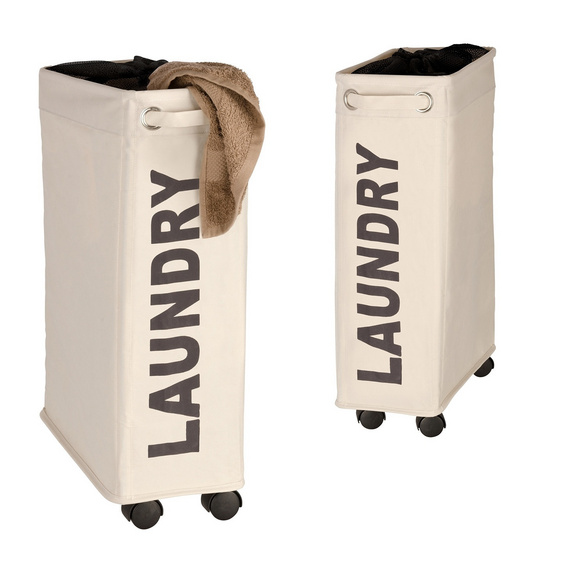 Wäschesammler Corno Beige, Wäschekorb, 43 l