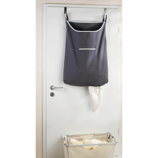 WENKO Über-Tür Wäschesammler Canguro Grau, 65 l WENKO Über-Tür Wäschesammler Canguro Grau, 65 l