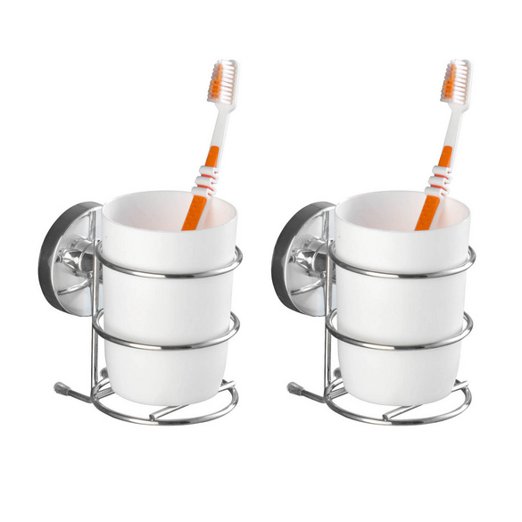 Wand-Zahnputzbecher „Milazzo“, 2er Set, Vacuum-Loc®