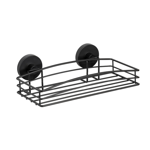 Wandablage Quadro Vacuum-Loc Schwarz