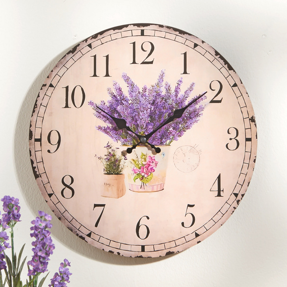 Wanduhr "Lavendel" Eldo