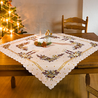 Weihnachtstischdecken & | 3PAGEN Tischläufer Weihnachten