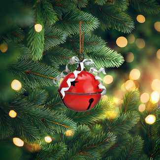 AstraGlam 12 Weihnachtskugeln 6cm - Rot & Grün Glitzer Christbaumschmuck Set