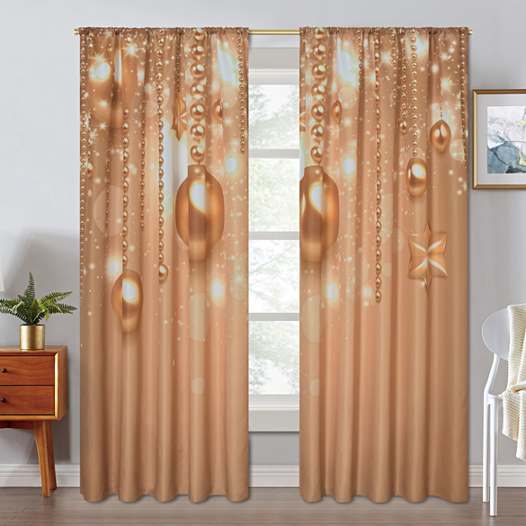 Weihnachtsvorhang 140 x 230 cm , 2er-Set