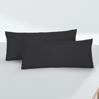 biberna Feinjersey-Kopfkissenbezug Doppelpack schwarz, 2x 40x60 cm biberna Feinjersey-Kopfkissenbezug Doppelpack schwarz, 2x 40x60 cm